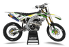 Kawasaki Graphics Kit - Racd White