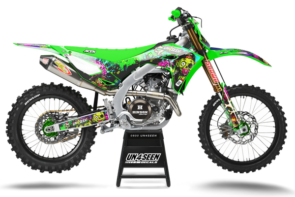 Kawasaki Zombie Graphics Kit - Fast Baby