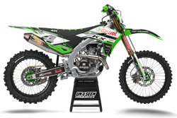 Kawasaki Castrol Graphic Kit - KK KXF KDX KLX Models | All Years