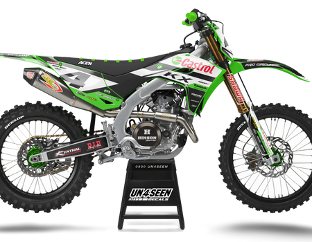 Kawasaki Graphics Kit - Castrol