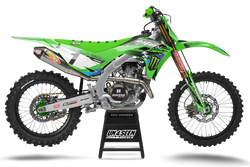 Kawasaki World Number 1 Graphic Kit - KK KXF KDX KLX Models | All Years