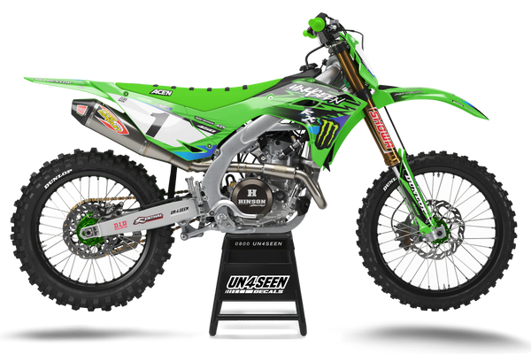 Kawasaki World Number 1 Graphic Kit - KK KXF KDX KLX Models | All Years