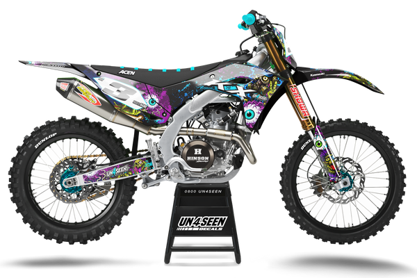Kawasaki Zombie Graphics Kit - Gas Gut