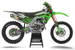 Kawasaki Green Sting Graphic Kit - KK KXF KDX KLX Models | All Years
