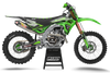 Kawasaki Graphics Kit - Green Sting