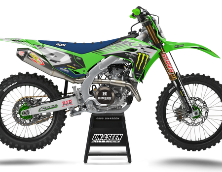 Kawasaki Graphics Kit - Monreen Navy