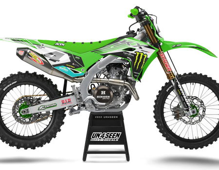 Kawasaki Graphics Kit - Monreen Green