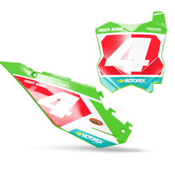 Kawasaki Lumo Number Background - KK KXF KDX KLX Models | All Years