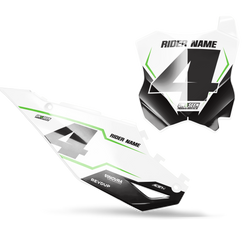 Kawasaki Strine Number Background - KK KXF KDX KLX Models | All Years