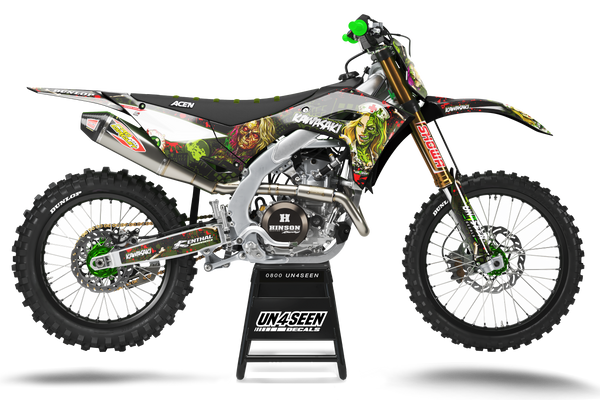 Kawasaki Zombie Graphics Kit - Nurse Nightmare