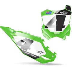 Kawasaki Uno Number Background - KK KXF KDX KLX Models | All Years