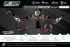 Kawasaki Zombie Graphics Kit - Race Girl Riley