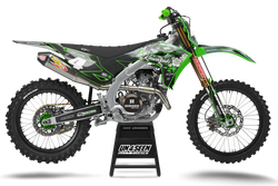Kawasaki Roses Graphic Kit - KK KXF KDX KLX Models | All Years