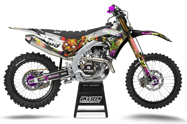 Kawasaki Zombie Graphics Kit - Tom & Jerry