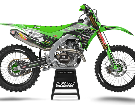 Kawasaki Graphics Kit - Workshop Green