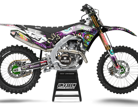 Kawasaki Zombie Graphics Kit - Zac Speed