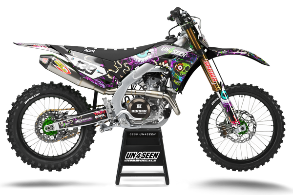 Kawasaki Zombie Graphics Kit - Zac Speed