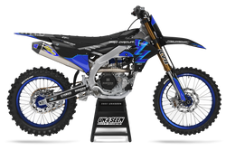 Yamaha Legacy Blue Graphic Kit - YZ YZF WR TTR PW Models | All Years
