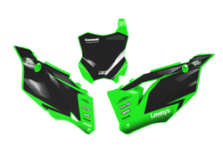 Kawasaki Leweys Number Background - KK KXF KDX KLX Models | All Years