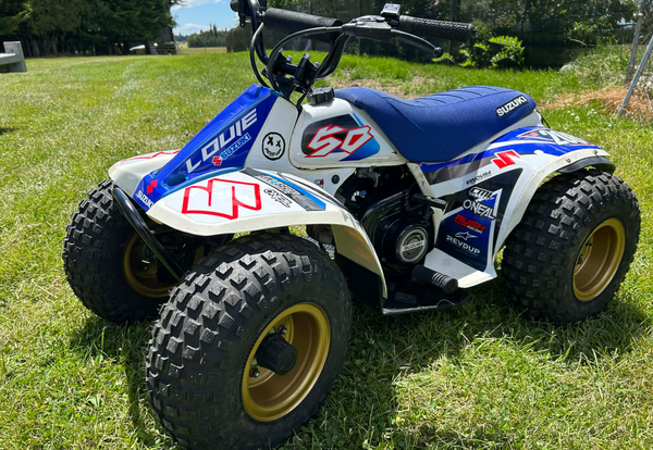 Suzuki LT50 ATV Graphics - Louie Replica