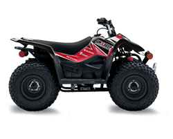 Suzuki LTZ50 ATV Graphics - Comander Red