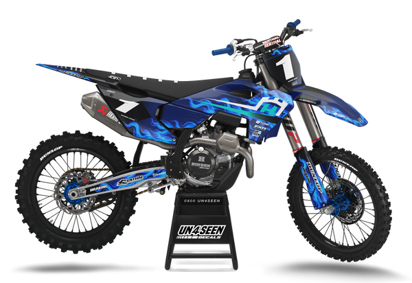 Husqvarna Blue Flame Graphic Kit - TC FC TE TX FE FS FX Models | All Years