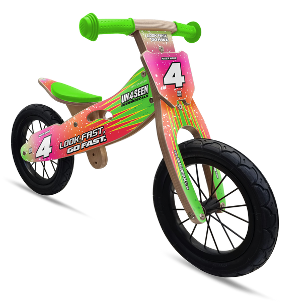 Un4seen Balance Bike - Sliced Green