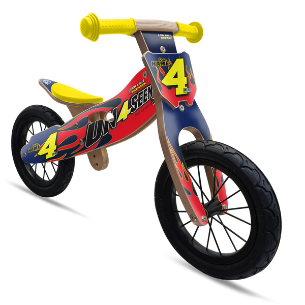 Un4seen Balance Bike - Flames Red