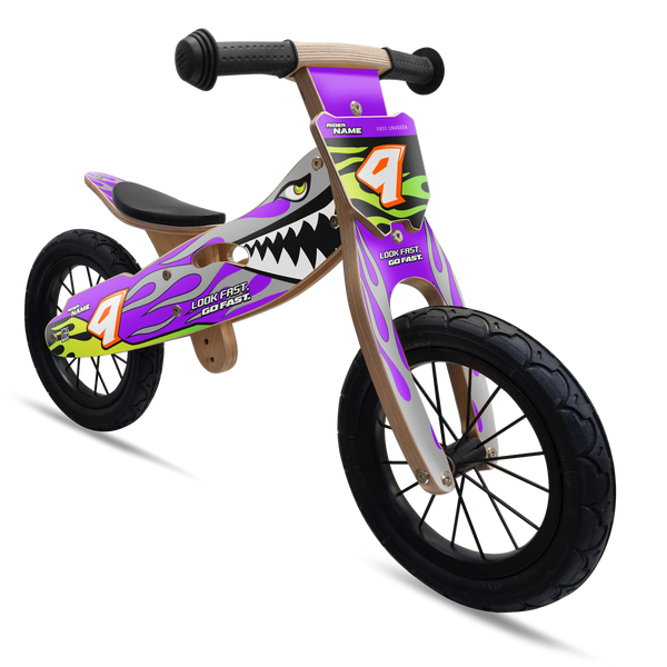 Un4seen Balance Bike - Sharked Purple
