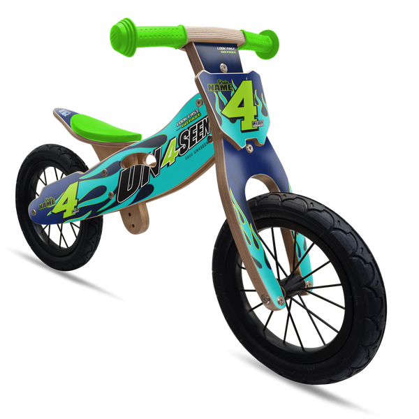Un4seen Balance Bike - Flames Green