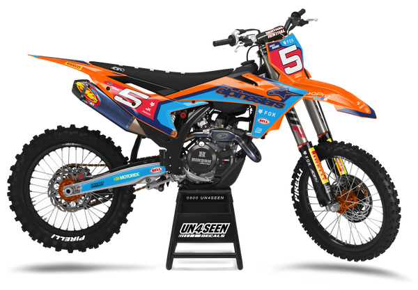 KTM Panache Orange Graphic Kit - SX SXF XC XCF EXC EXCF Models | All Years