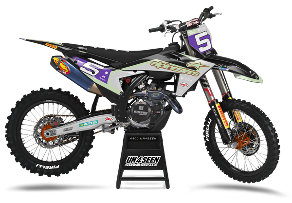 KTM Panache Purple Graphic Kit - SX SXF XC XCF EXC EXCF Models | All Years