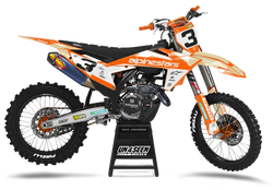 KTM Peaks Orange Graphic Kit - SX SXF XC XCF EXC EXCF Models | All Years
