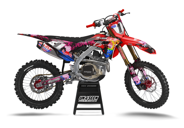 Honda Peppa Pig Graphic Kit - CRF CR XR Models | All Years