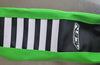 PW50 Yamaha Green Sides/Black Top/White Ribs - Ace'n Seats Gripper Seat Cover