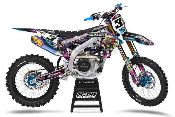 Yamaha Zombie Graphics Kit -  Race Girl Riley