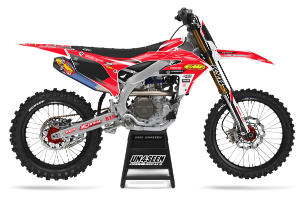 Yamaha Red Breath Graphic Kit - YZ YZF WR TTR PW Models | All Years