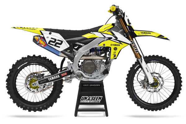 Yamaha Reed Yellow Graphic Kit - YZ YZF WR TTR PW Models | All Years