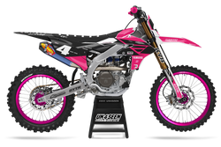 Yamaha Reset Pink Graphic Kit - YZ YZF WR TTR PW Models | All Years