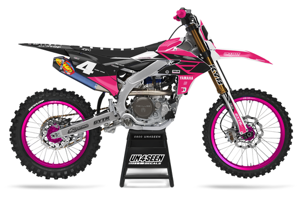 Yamaha Reset Pink Graphic Kit - YZ YZF WR TTR PW Models | All Years
