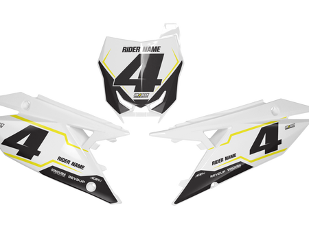 Suzuki Number Background Decals - Strine