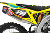 Suzuki Graphics Kit - Weir Yellow