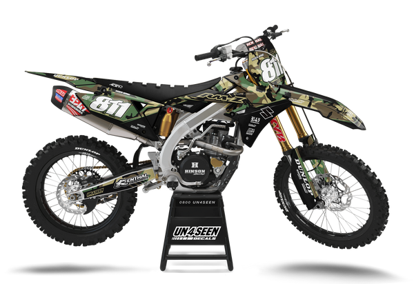 Suzuki Hidden Camo Graphic Kit - RMZ RM RMX DR DRZ JR Models | All Years