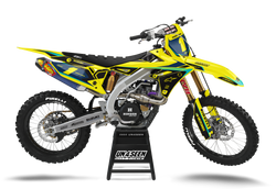 Suzuki Ink Yellow Graphic Kit - RMZ RM RMX DR DRZ JR Models | All Years