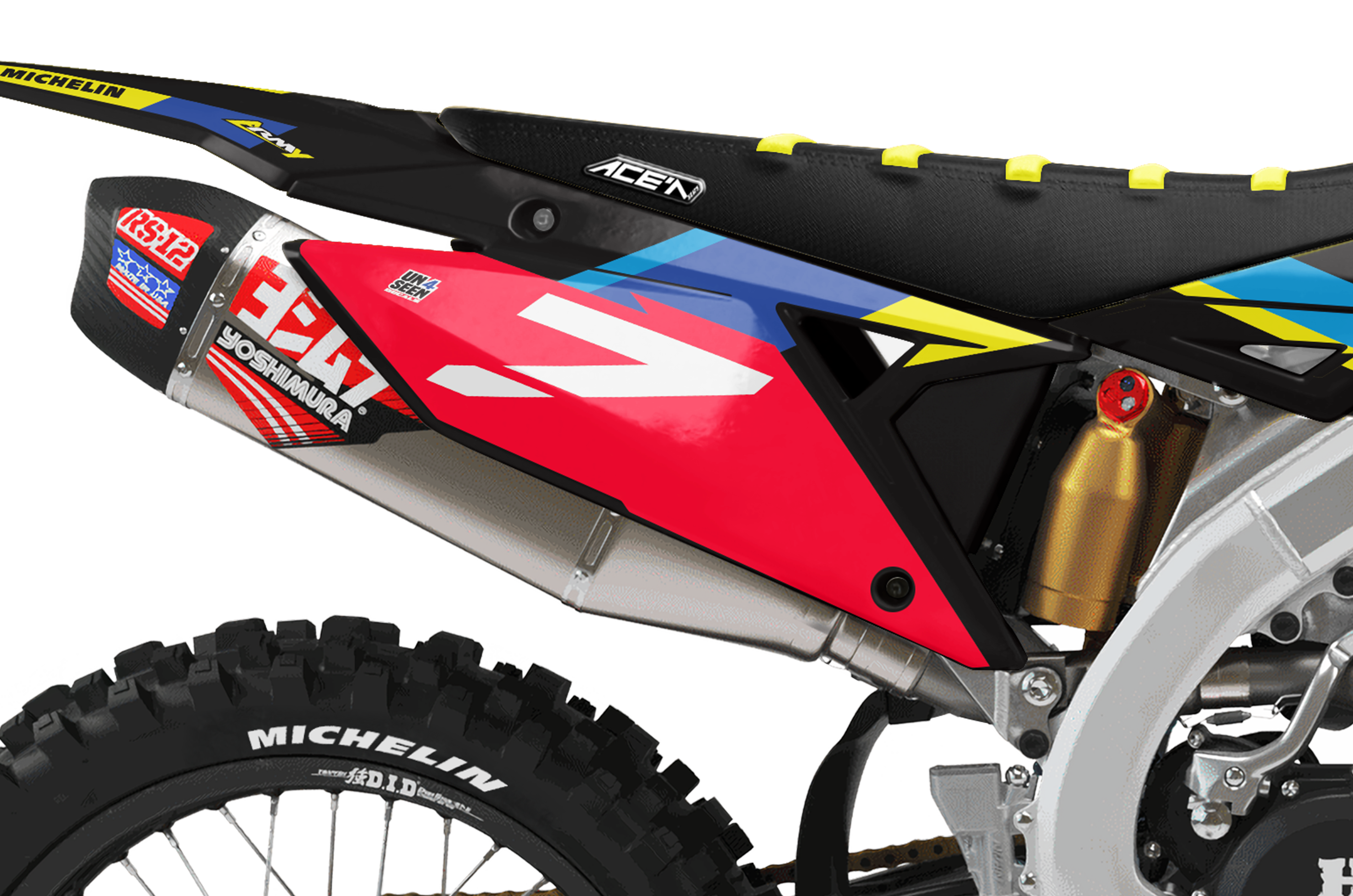Kit Roa Suzuki Graphics Kit - Roa Blue New Zealand