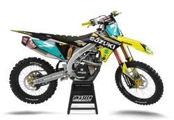 Suzuki Roa Grey Graphic Kit - RMZ RM RMX DR DRZ JR Models | All Years