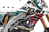 Suzuki Graphics Kit - Zag White