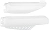 UFO FORK PROTECTORS WHITE HONDA CR85R 03-07 CRF150R 07-ON