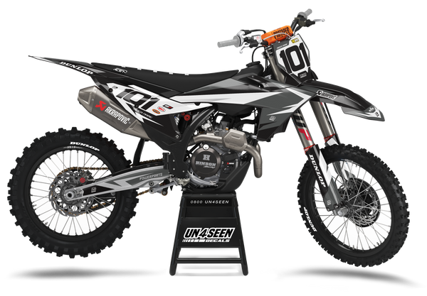KTM Sdc Grey Graphic Kit - SX SXF XC XCF EXC EXCF Models | All Years