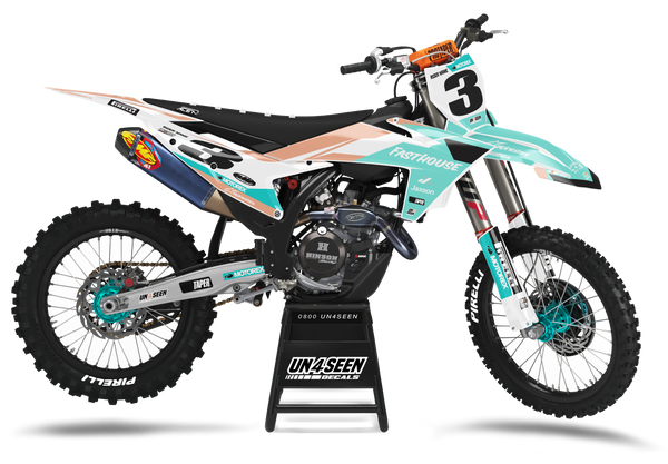 KTM Segments Pastals Graphic Kit - SX SXF XC XCF EXC EXCF Models | All Years
